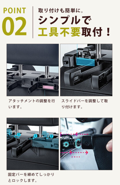 ヘッドレスト ネックピロー 車 枕 ec-106 - 画像 (6)